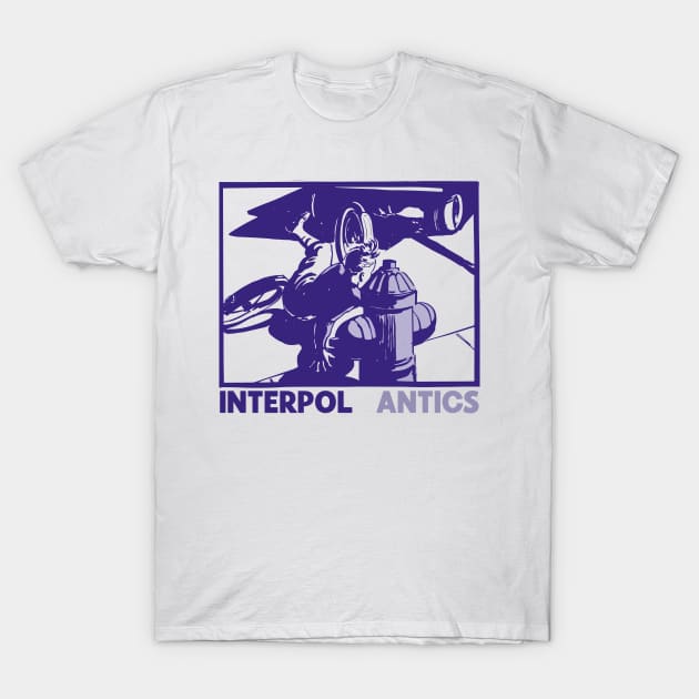 Interpol -- Original Retro Fan Art Design T-Shirt by unknown_pleasures